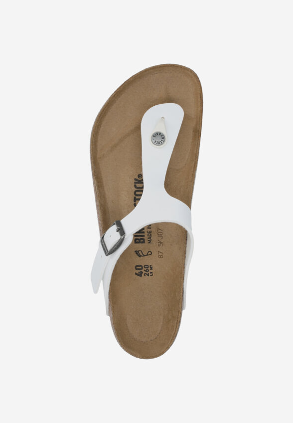Шлепанцы женские Birkenstock Gizeh, Белый