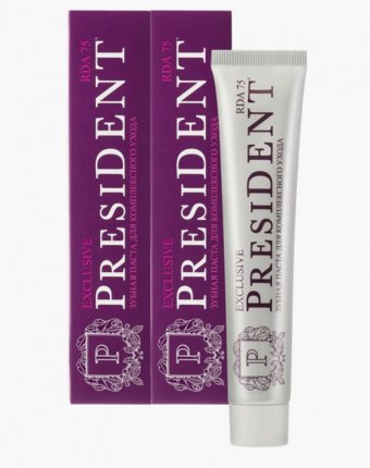 Комплект зубных паст President мужчинам
