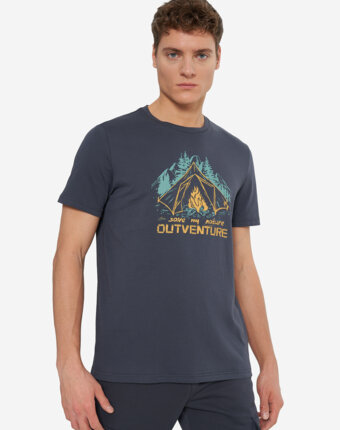 Футболка мужская Outventure, Синий женщинам