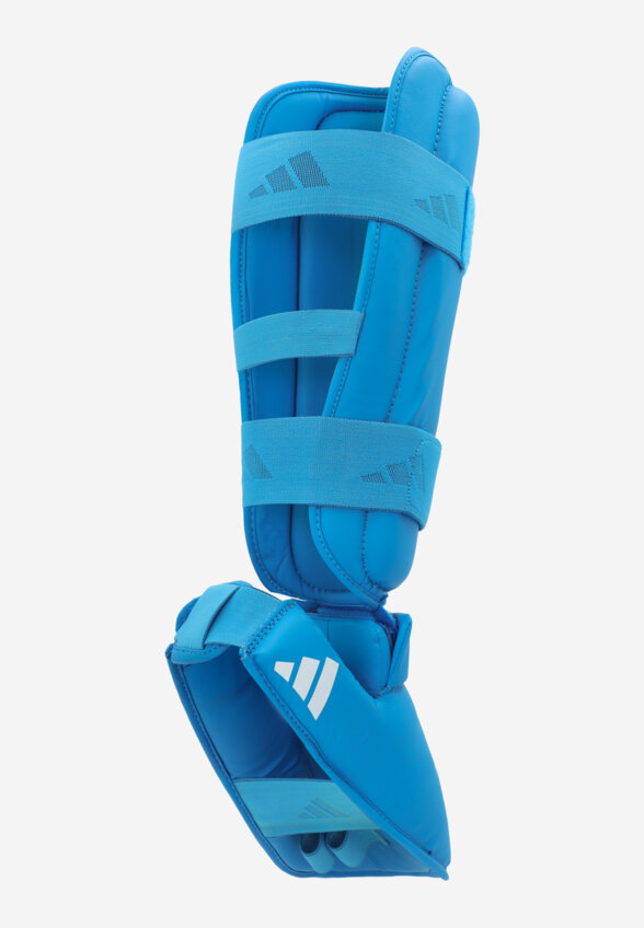 Защита голени и стопы adidas WKF Shin & Removable Foot, Голубой