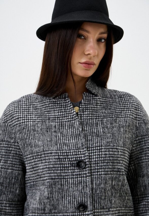 Пальто-кокон Снежная Королева