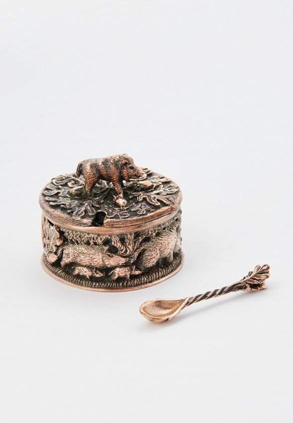 Солонка Кольчугинский мельхиор