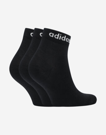 Носки adidas, 3 пары, Черный женщинам