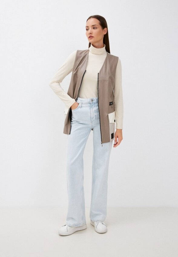 Жилет кожаный Helmidge