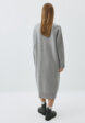 Вязаное платье с воротником5  - превью