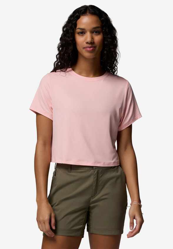 Футболка женская Columbia Parsons Point SS Tee, Розовый