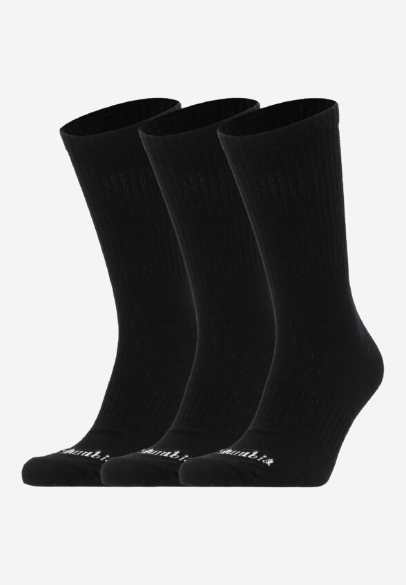 Носки Columbia Unisex Logo Crew, 3 пары, Черный