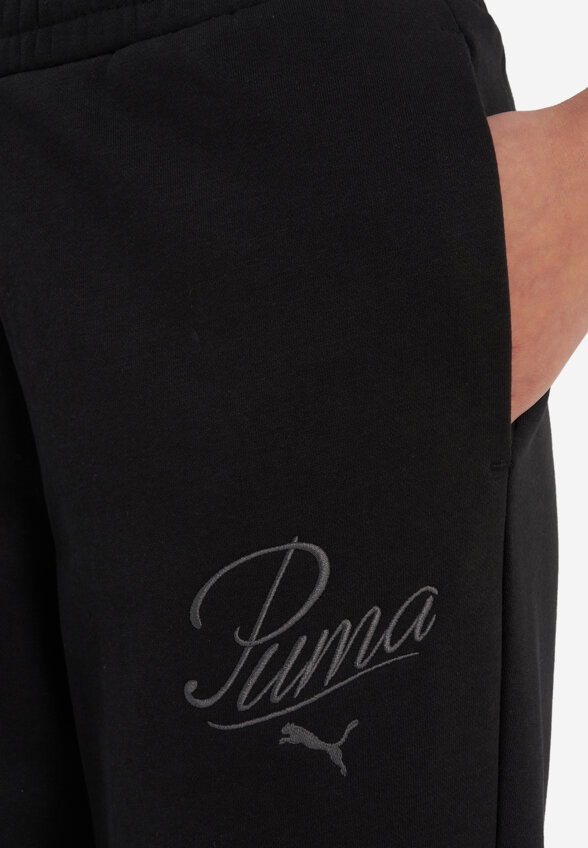 Брюки флисовые женские PUMA Ess Script, Черный