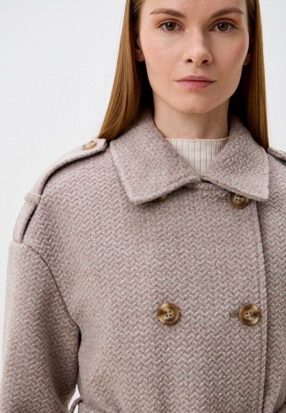 Пальто двубортное Снежная Королева