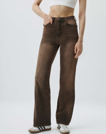 Джинсы WIDE LEG TALL с тинтом женщинам