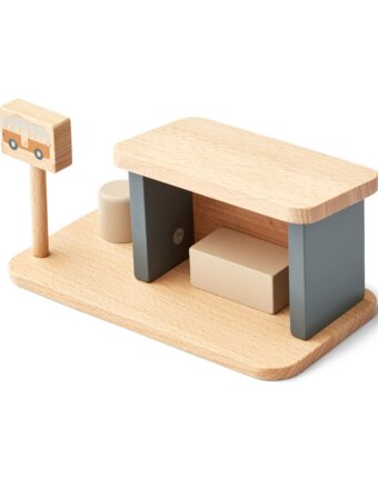 Автобусная остановка ЛИВУД (LIEWOOD), серо-синий микс детям