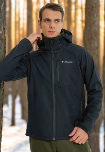 Куртка софтшелл мужская Columbia Cascade Ridge III Softshell, Черный