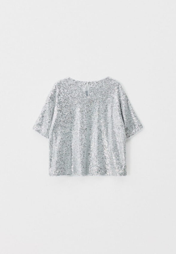 Топ с пайетками для девочек
