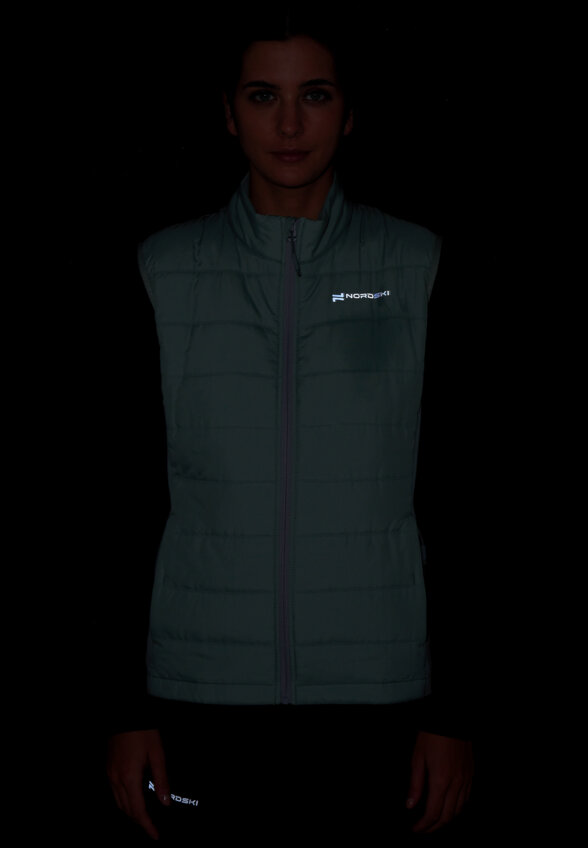 Жилет для беговых лыж женский Nordski Hybrid Pro 2.0, Зеленый
