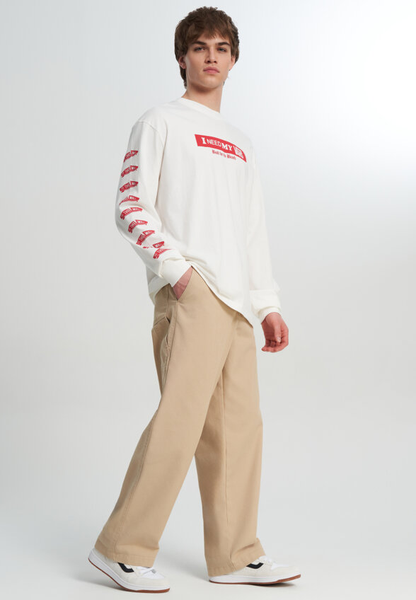 Лонгслив мужской Vans I Need My LS, Белый