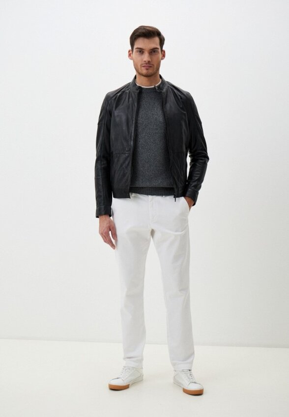Куртка кожаная Urban Fashion for Men