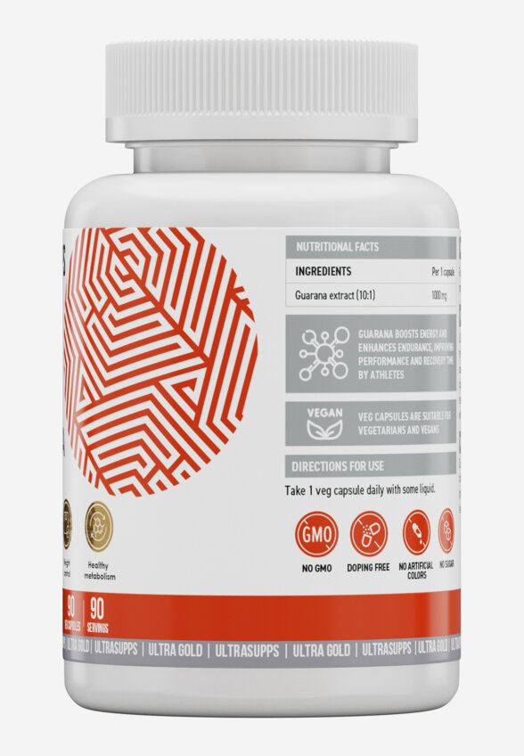 Гуарана Ultrasupp Ultra Gold, 90 шт, Белый