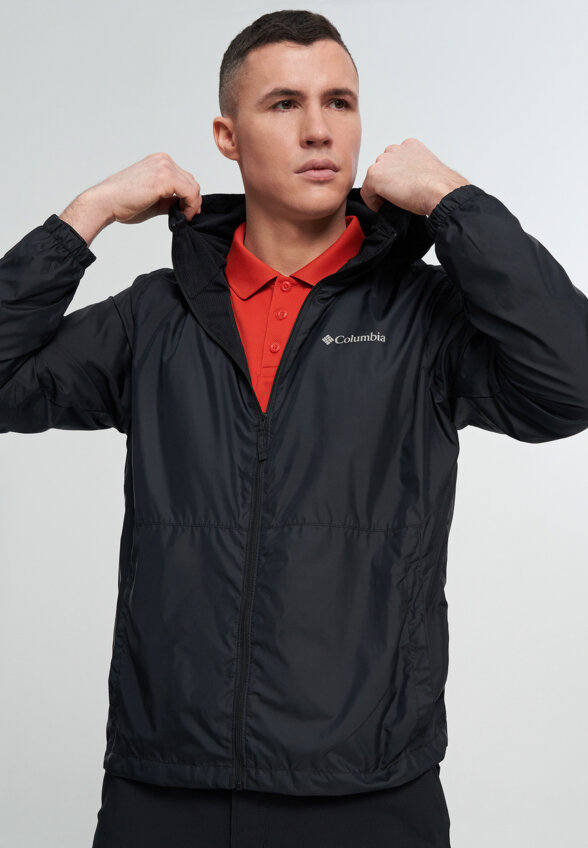 Ветровка мужская Columbia Discovery Loop Lined Windbreaker, Черный
