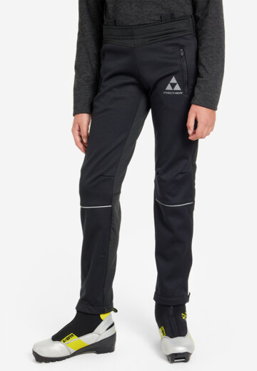 Брюки для беговых лыж для мальчиков Fischer Warm, Черный