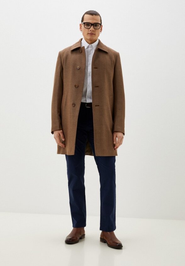 Пальто однобортное Bazioni