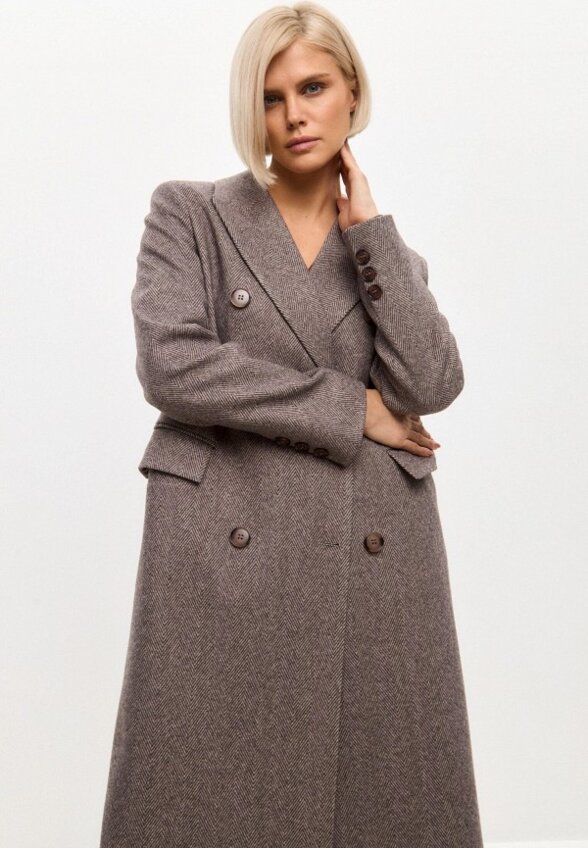 Пальто двубортное Noele Boutique