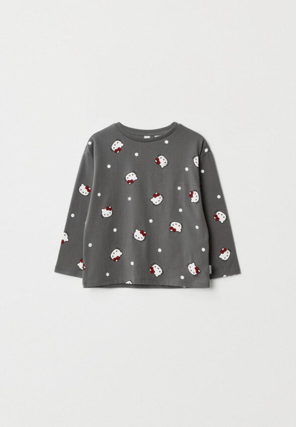 Лонгслив с принтом Hello Kitty для девочек