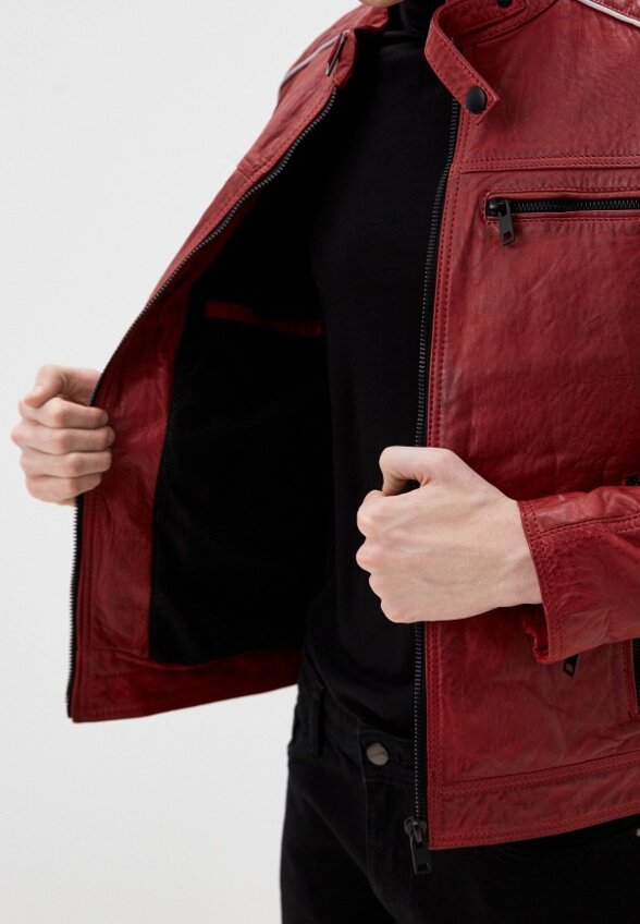 Куртка кожаная Jorg Weber