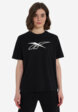 Футболка женская Reebok Brielle Crew, Черный2  - превью