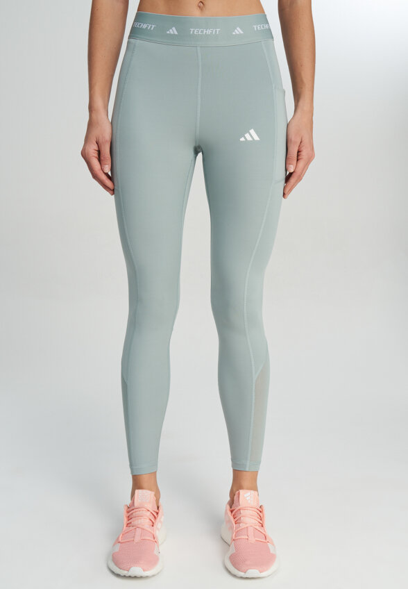 Легинсы женские adidas Techfit, Зеленый