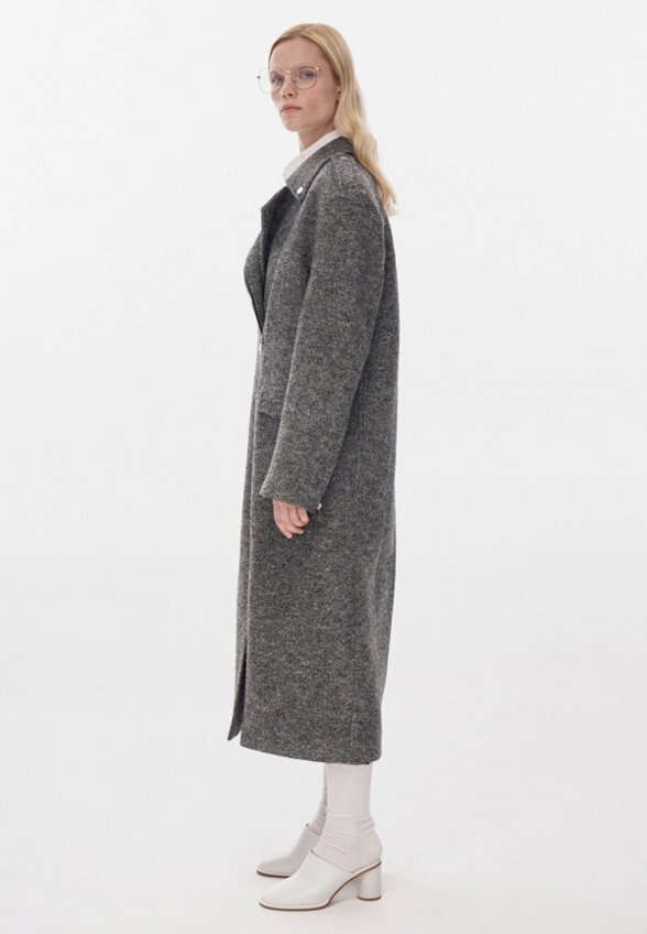 Пальто однобортное Shi-shi