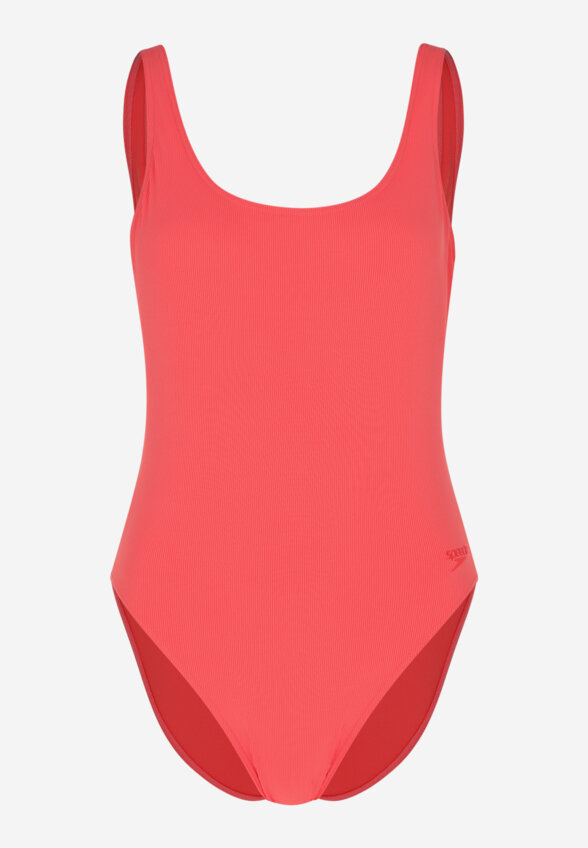 Купальник слитный женский Speedo Textd Belted Deep, Оранжевый