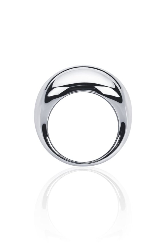 Объемное кольцо ПЕНЕЛОПА из серебра MIE