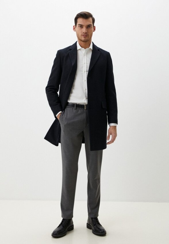 Пальто однобортное Al Franco