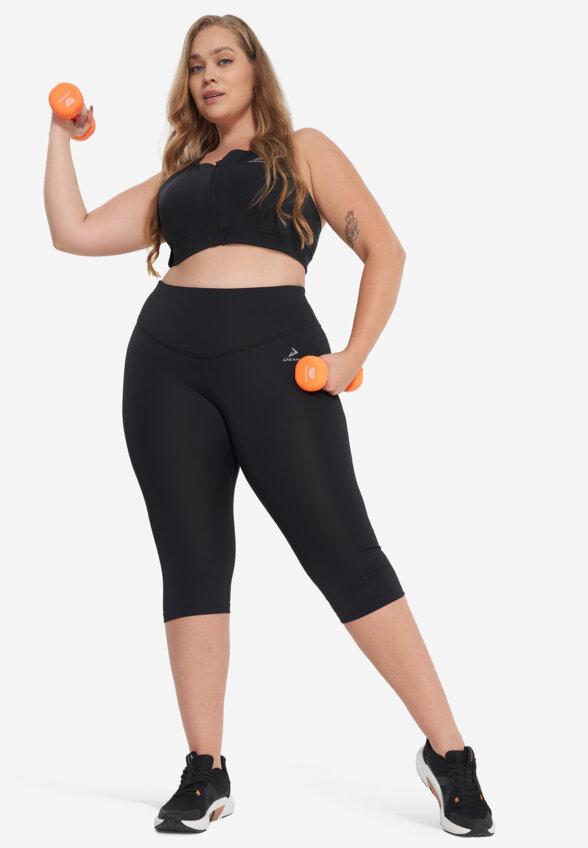 Бриджи женские Demix, Plus Size, Черный