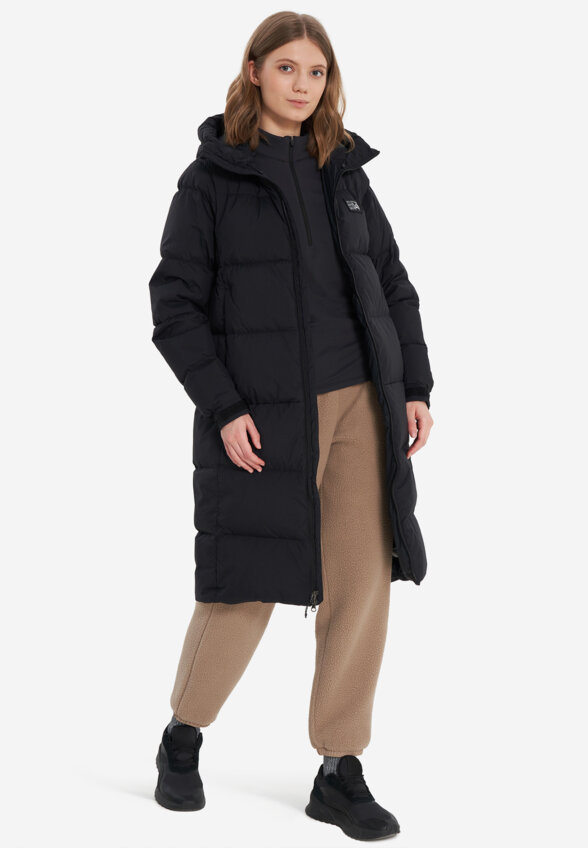 Пуховик женский Mountain Hardwear Nevadan Down Long Parka, Черный