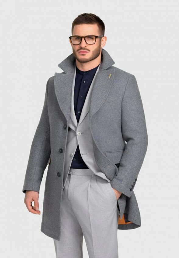 Пальто однобортное Sarto Reale