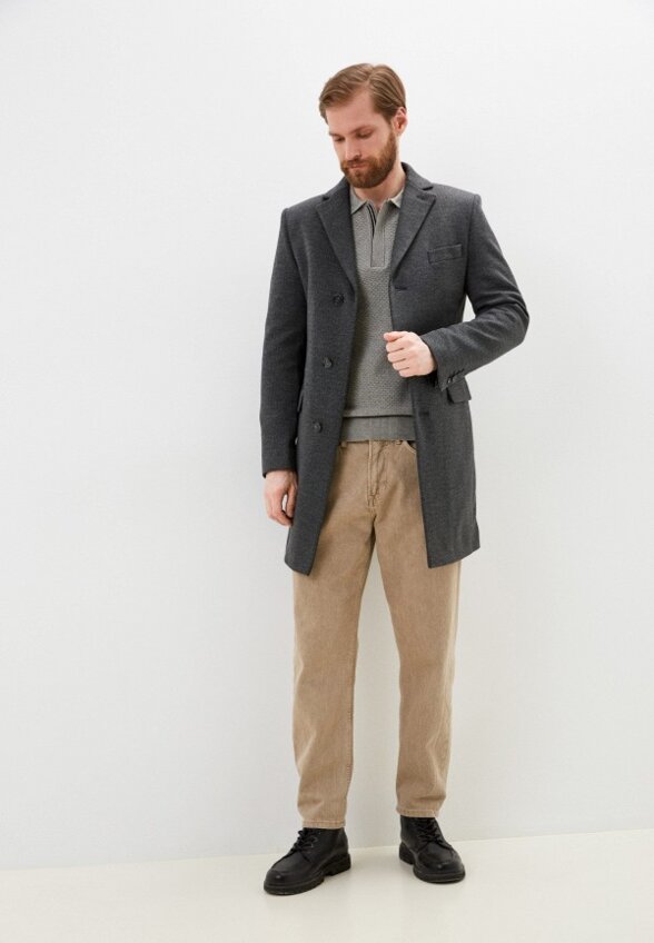 Пальто однобортное Laconi