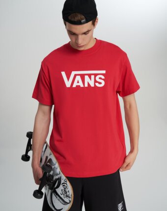 Футболка мужская Vans Classic SS, Красный женщинам