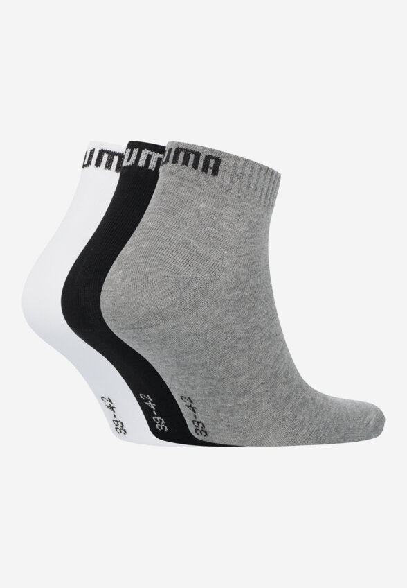 Носки PUMA Quarter, 3 пары, Мультицвет