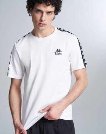 Футболка мужская Kappa Banda d’Origini, Белый женщинам