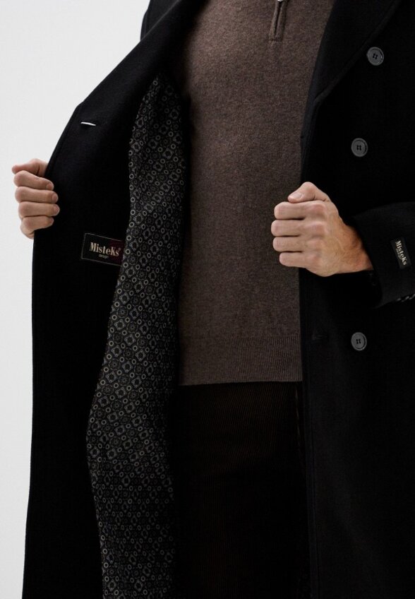 Пальто двубортное Misteks design