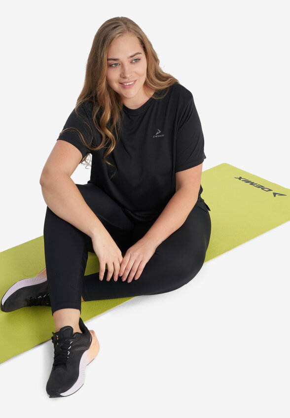 Футболка женская Demix, Plus Size, Черный
