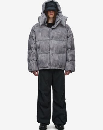 Пуховик Distressed Grey FABLE мужчинам