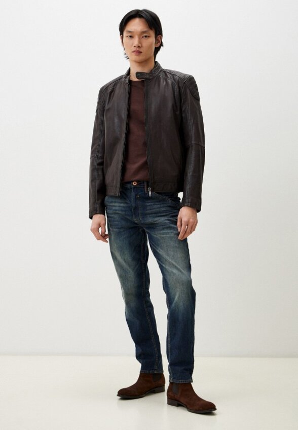 Куртка кожаная Jorg Weber