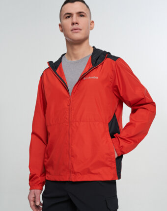 Ветровка мужская Columbia Discovery Loop Windbreaker, Красный женщинам