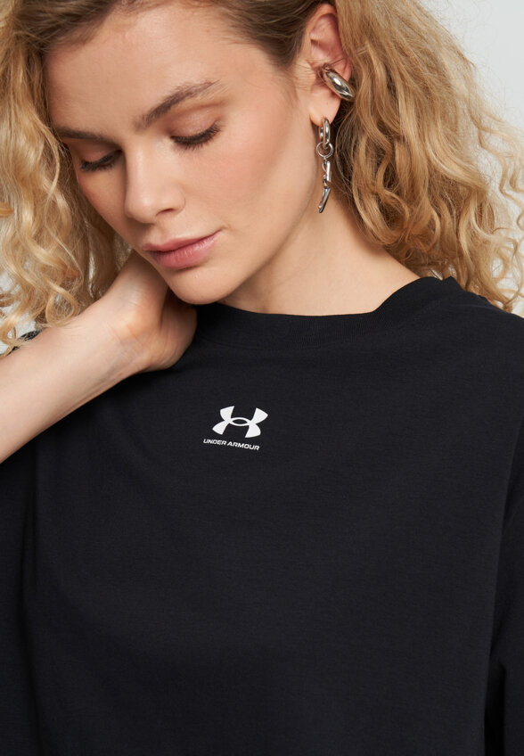Футболка женская Under Armour Rival Boxy, Черный