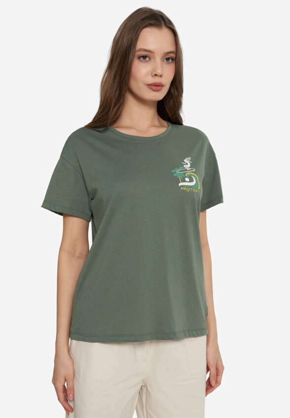 Футболка женская Protest Zoeli, Зеленый