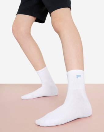 Носки для мальчиков FILA, 2 пары, Белый женщинам