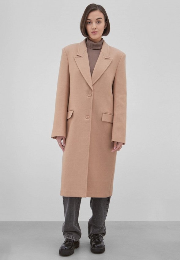 Пальто однобортное I Am Studio