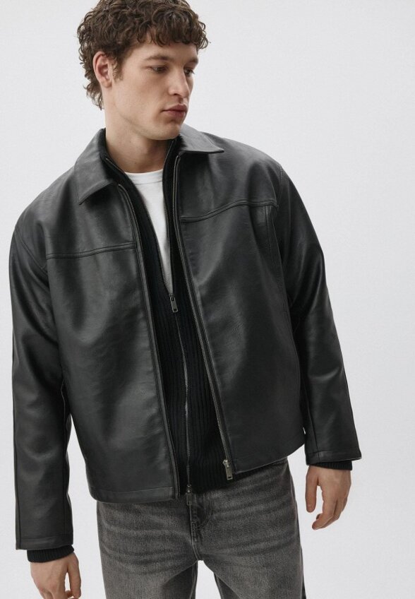 Куртка кожаная Sela